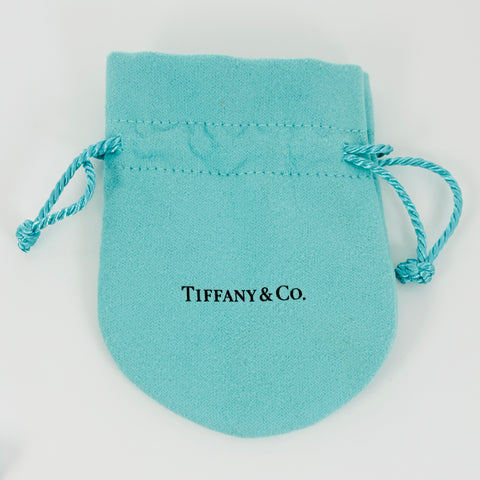 Tiffany & Co Blue Jewelry Drawstring Pouch - 0