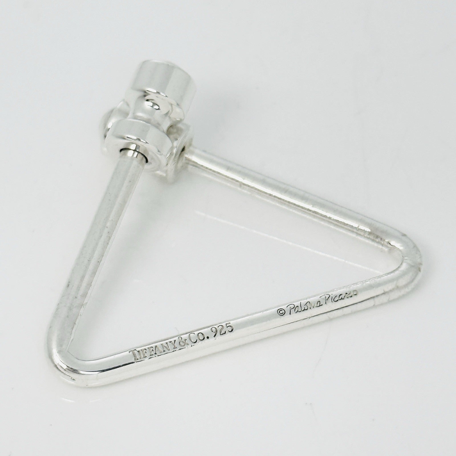 Tiffany & Co.の「パロマ・ピカソ グルーブ ホイッスル キーリング Tiffany & Co Paloma Picasso Groove Triangular Key Ring | 925