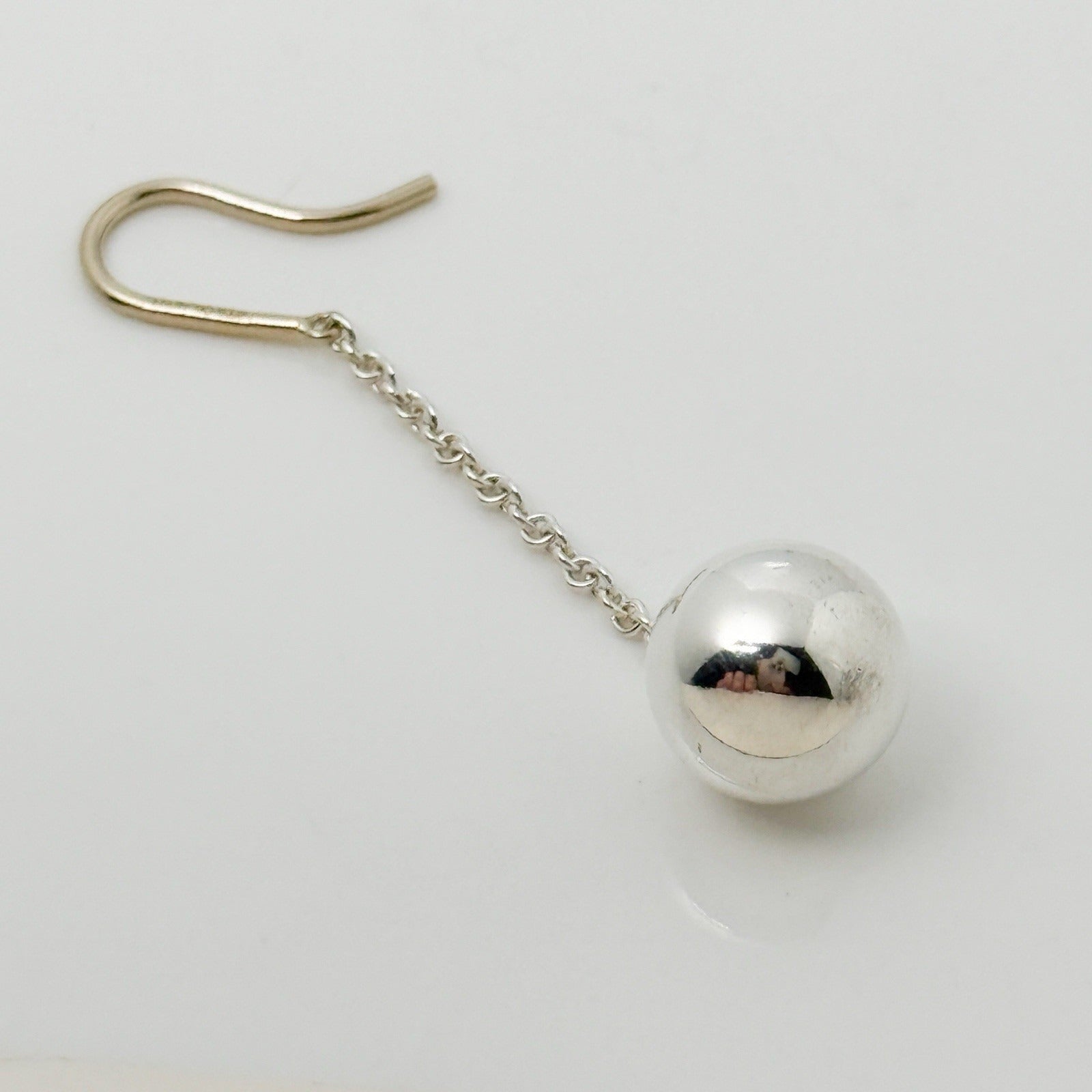 SINGLE Tiffany Co 10mm HardWear Bead Ball Drop Hook Dangle