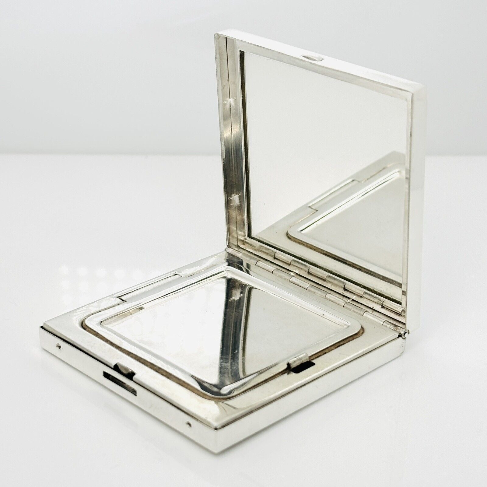 Tiffany & Co Makeup Cosmetic Purse Mirror Folding Compact