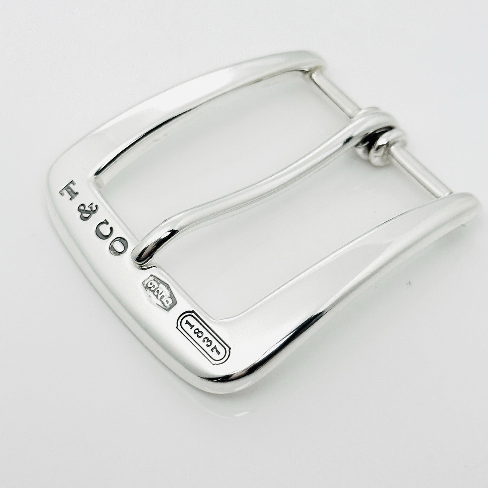 Tiffany & Co 1837 Belt Buckle Sterling Silver Mens Unisex  display picture 1