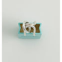 Tiffany & Co Blue Enamel Shopping Gift Bag Charm Pendant in Sterling Silver - 4