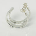 Tiffany T&CO 1837 Large 1" Concave Hoop Earrings in Sterling Silver - 4