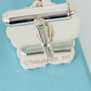 RARE Tiffany & Co Hibiscus Flower Cufflinks in Sterling Silver-5