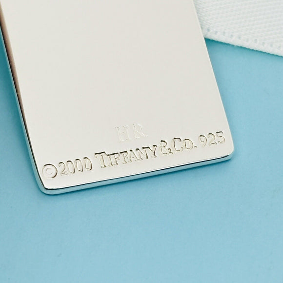 Tiffany & Co Welcome Home Key Ring Chain Realtor Gift New House in Silver