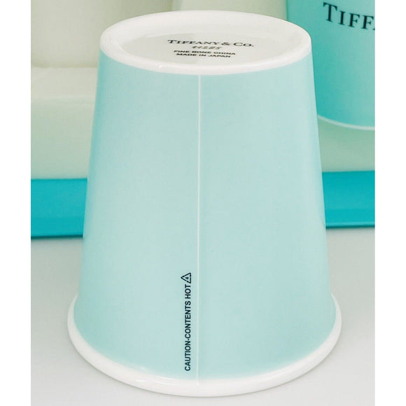 Tiffany & Co Blue Paper Coffee Cup Everyday Objects Bone China