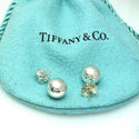Tiffany & Co HardWear Bead Ball Earrings 8mm in Sterling Silver AUTHENTIC - 2