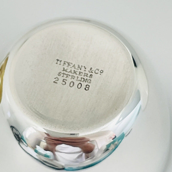 Vintage Tiffany Apple Trinket Box in Sterling Silver - 7