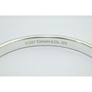 Small Tiffany & Co 1837 Oval Bangle Bracelet in Sterling Silver-3