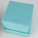 Tiffany Empty Jewelry Ring Box Blue Black Suede Presentation Storage-8