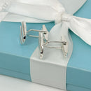 Tiffany & Co Oval Groove Cufflinks in Sterling Silver-3