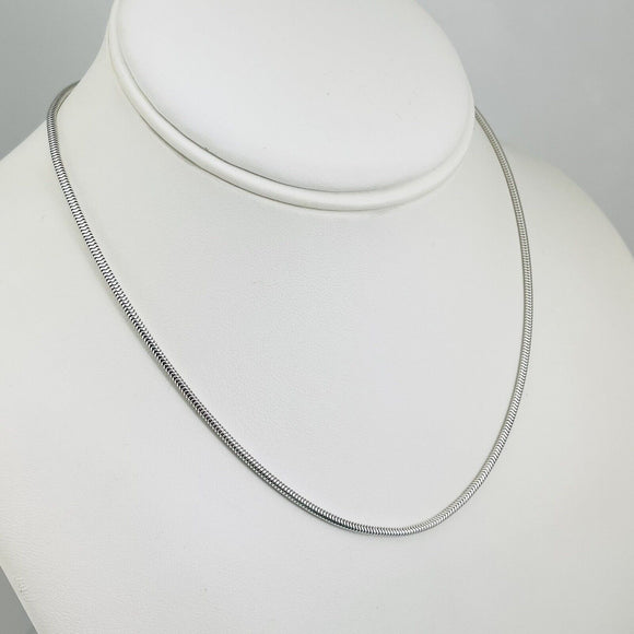 Tiffany & Co Snake Chain 24" Necklace Men's Unisex in 925 Sterling Silver