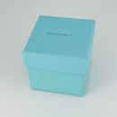 Tiffany Empty Jewelry Ring Box Blue Black Suede Presentation Storage-7