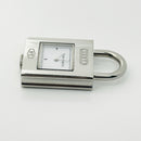 Tiffany 1837 Watch Clock Padlock Lock Charm Pendant in Stainless Steel-3