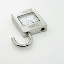 Tiffany 1837 Watch Clock Padlock Lock Charm Pendant in Stainless Steel-5