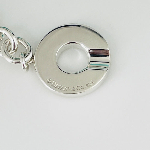 20" Tiffany 1837 Circle Clasp Toggle Necklace in Sterling Silver