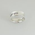 Size 8 Tiffany 1837 Ring in Sterling Silver Wide Concave - 3