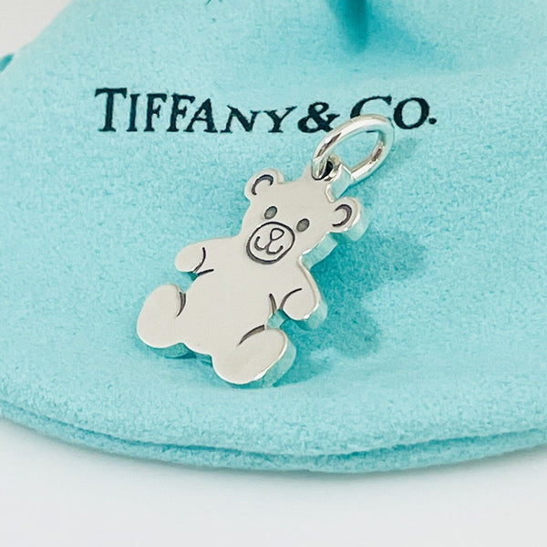 Tiffany & Co Teddy Bear Charm or Pendant in Sterling Silver - 2