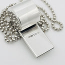 Tiffany & Co Coach Sport Whistle on 34" Bead Dog Chain in Sterling Silver-4