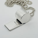 Tiffany & Co Coach Sport Whistle on 34" Bead Dog Chain in Sterling Silver-5