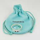 Size 7 Tiffany 1837 Ring in Sterling Silver Concave Band with Blue Pouch-6