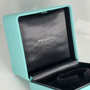 Tiffany & Co Watch or Bracelet Storage Box in Blue Leather AUTHENTIC-3