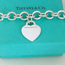 20 inch Large Return to Tiffany & Co New York Heart Tag Necklace in Silver-6