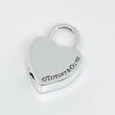 Tiffany & Co MOM Mother Heart Padlock Charm Pendant in Sterling Silver-4