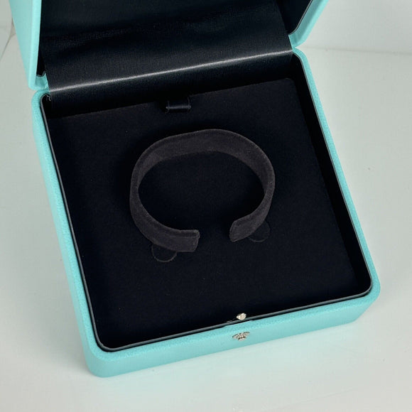 Tiffany & Co Watch or Bracelet Storage Box in Blue Leather AUTHENTIC
