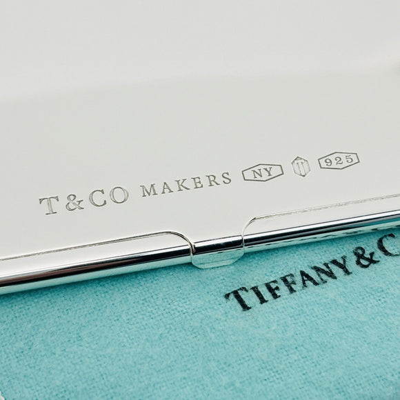 Tiffany & Co Business Card Holder 925 Makers in Sterling Silver