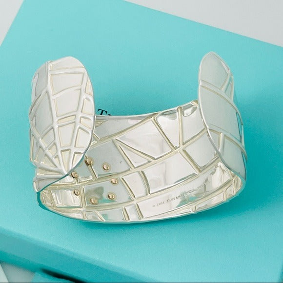 Tiffany & Co Spider Insect Web Cuff in 18k Gold and Silver