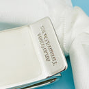 RARE Tiffany Atlas Double Money Clip  Sterling Silver with Roman Numerals-3