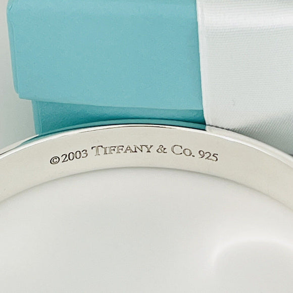 Tiffany & Co Extra Large Coin Edge Cuff Bracelet 7.75" Mens Unisex