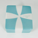 2" Small Tiffany Blue Trinket Gift Box Ceramic Bone China Porcelain Jewelry Box-4