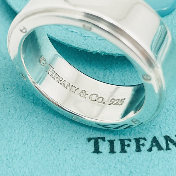 Size 12.5 Tiffany Metropolis Ring Mens Unisex in Sterling Silver - 1
