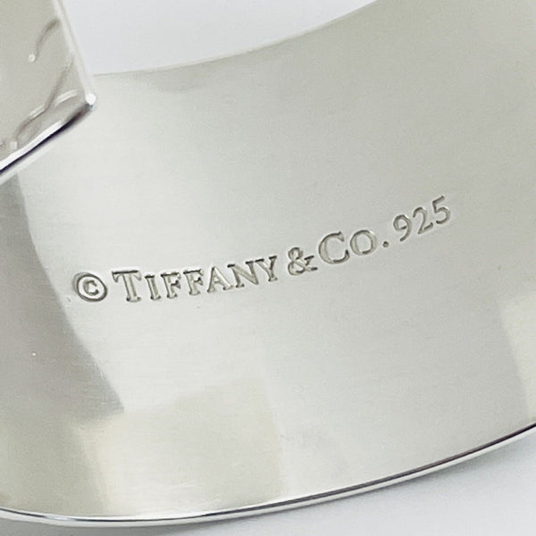 6.5" Tiffany & Co 727 Fifth Ave New York Notes Cuff in Sterling Silver - 6