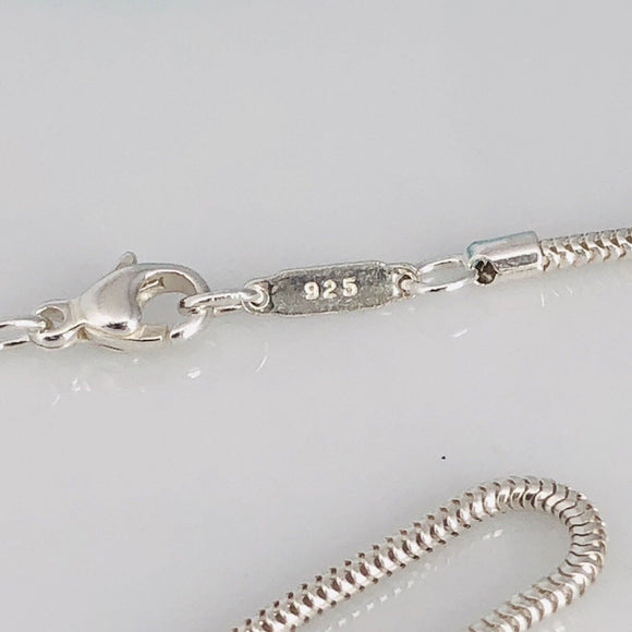 32" Tiffany & Co Sterling Silver Men's Unisex Snake Chain Necklace