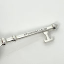 Tiffany T Daisy Flower Diamond Key Pendant in Sterling Silver Size Large 2.4"-6