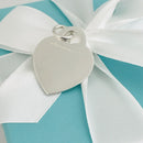 Tiffany & Co I LOVE YOU Notes Heart Script Charm or Pendant in 925 Silver-4