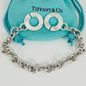 9.5" Tiffany 1837 Interlocking Circle Clasp Toggle Bracelet Men Unisex Plus Size - 2