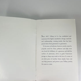 3 About Your Tiffany Gemstone & Pearl Jewelry Cleaning Manual Guide Booklet - 0