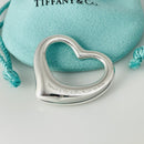 Tiffany Open Heart Pendant XL Extra Large 1.4" 35mm Jumbo by Elsa Peretti-2