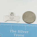 Return to Tiffany Dog Bone Pet ID Charm or Pendant Small in Silver Engravable-4