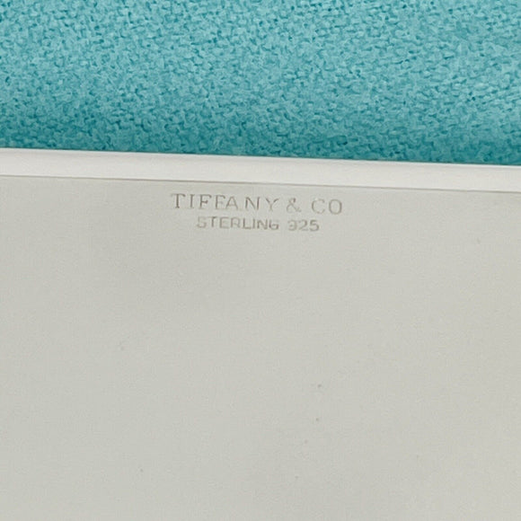 Tiffany & Co Business Card Holder Machined Turned Engravable in Sterling Silver