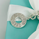 8.25" Large Tiffany & Co Sterling Silver 1837 Mens Unisex Toggle Bracelet - 5