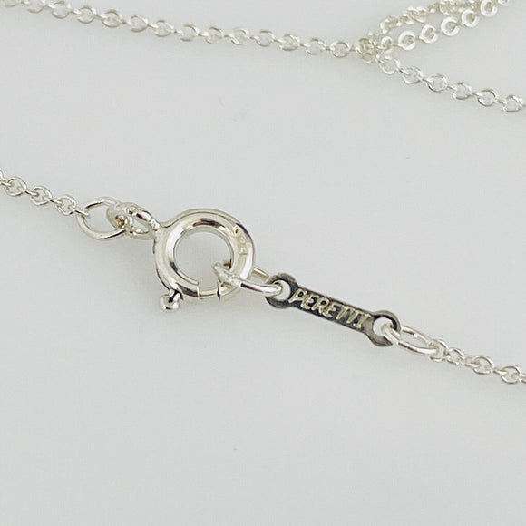 32" Tiffany & Co Chain Necklace by Elsa Peretti 1.5mm Links in Sterling Silver