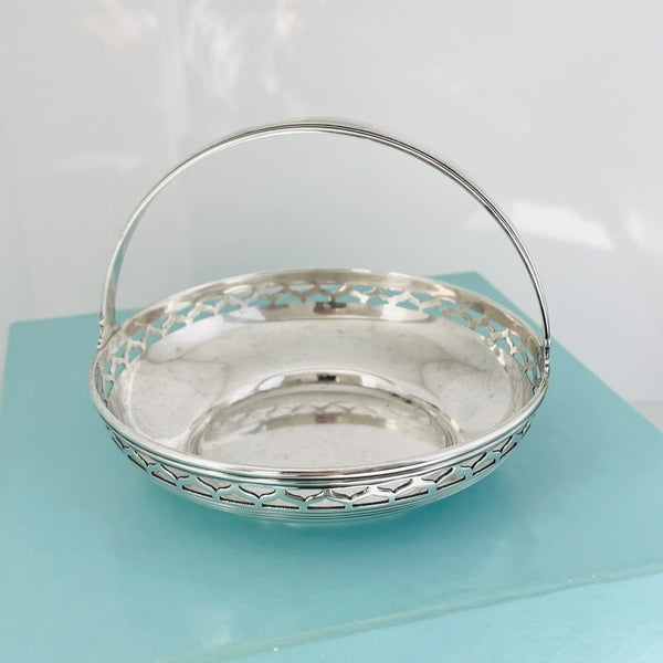 Tiffany & Co Sterling Silver Makers Trinket Nut Candy Basket Dish - 2