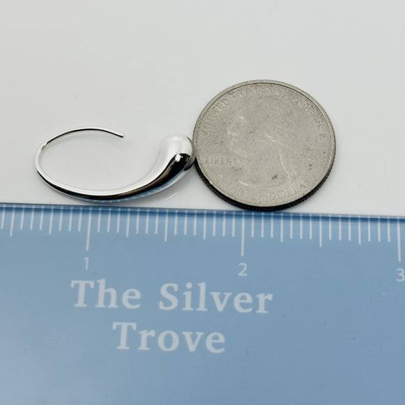 Tiffany & Co Teardrop Hook Earring by Elsa Peretti Single Replacement in Silver