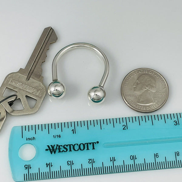 Tiffany & Co Horseshoe Key Ring Chain Keyring Keychain - 4