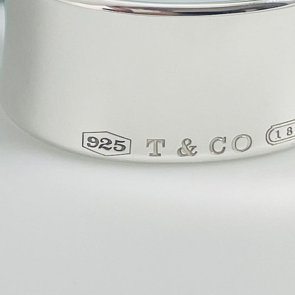 Medium 6.5" Tiffany & Co 1837 Extra Wide Cuff Bracelet in Sterling Silver - 5